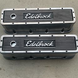 Big block Chevy Edelbrock valve covers