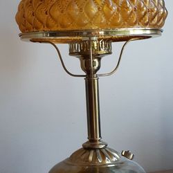 Antique Coleman  Oil  Lamp/ Electric Conversion 