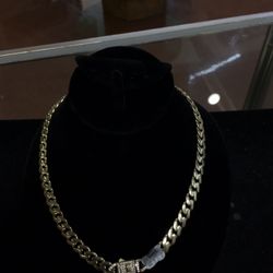 14k Cuban Necklace 