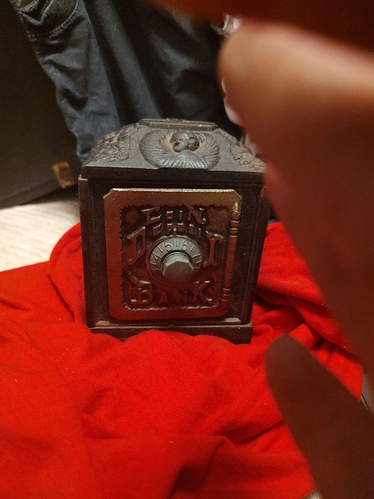 Antique 1880's Coin Safe
