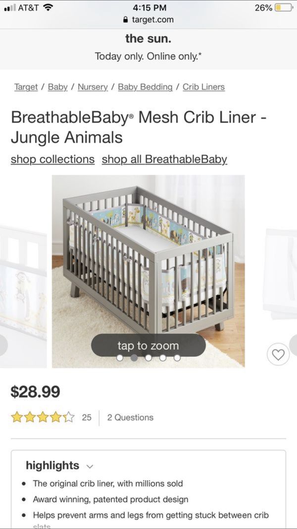 Baby Breathable Crib Bumper For Sale In Fort Worth Tx Offerup