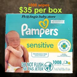 Pampers Sensitive Wipes 