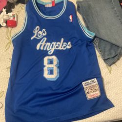 ) Los Angeles  8 Braynt Jersey  MITCHELL & NESS