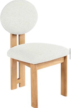 Cozy fabric slat chair( 4 Chairs)-new