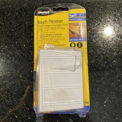 Westek Plug-In Touch Dimmer Indoor 3-level Control 200 Watt for Lamps