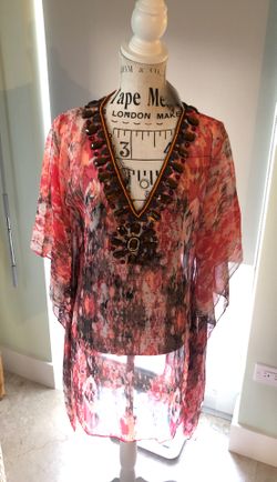 New tunic/ cover up - stones