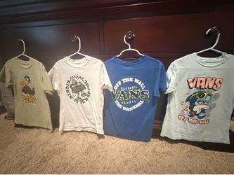 Boys Vans Shirts- Size 5