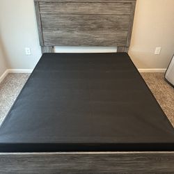 Queen Bed frame  & Box spring 
