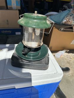 Coleman lantern and case