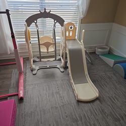 Indoor Swing And Slide Set