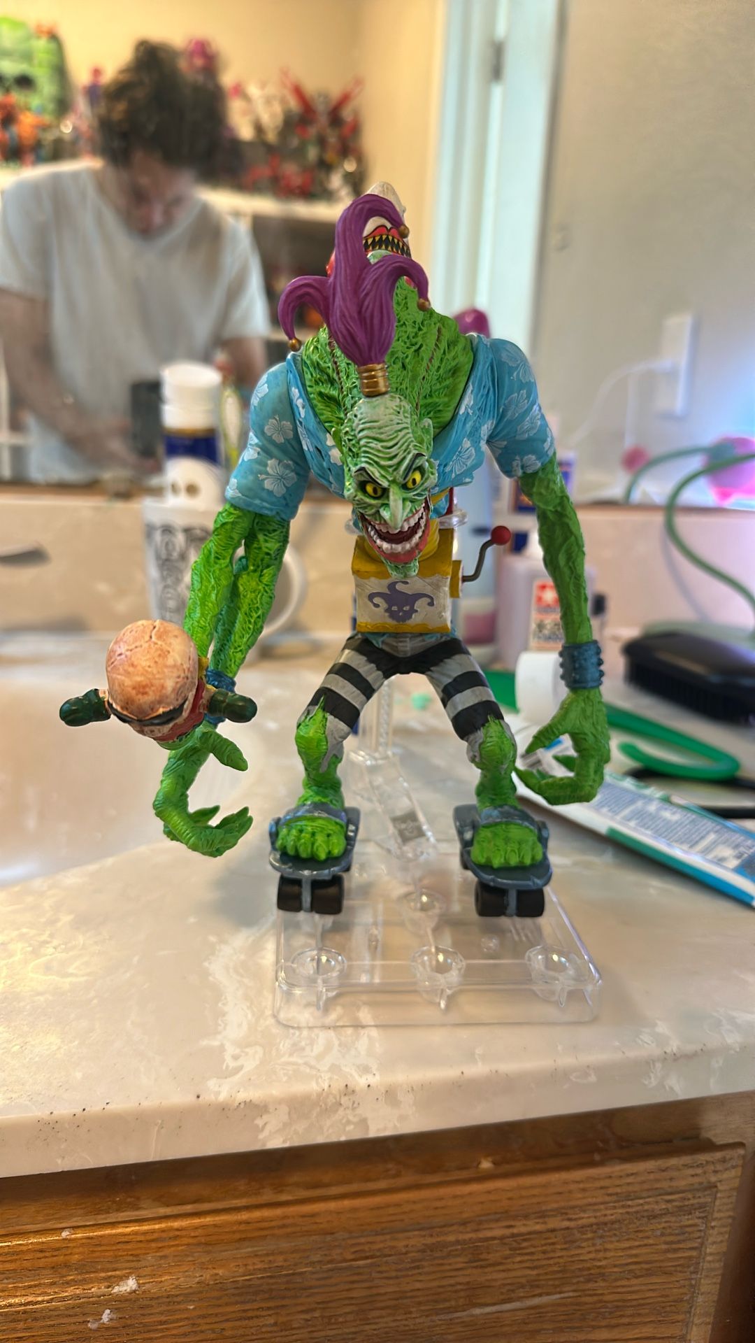 DC Artists Alley Joker By James Groman Vinyl Statue (not free)