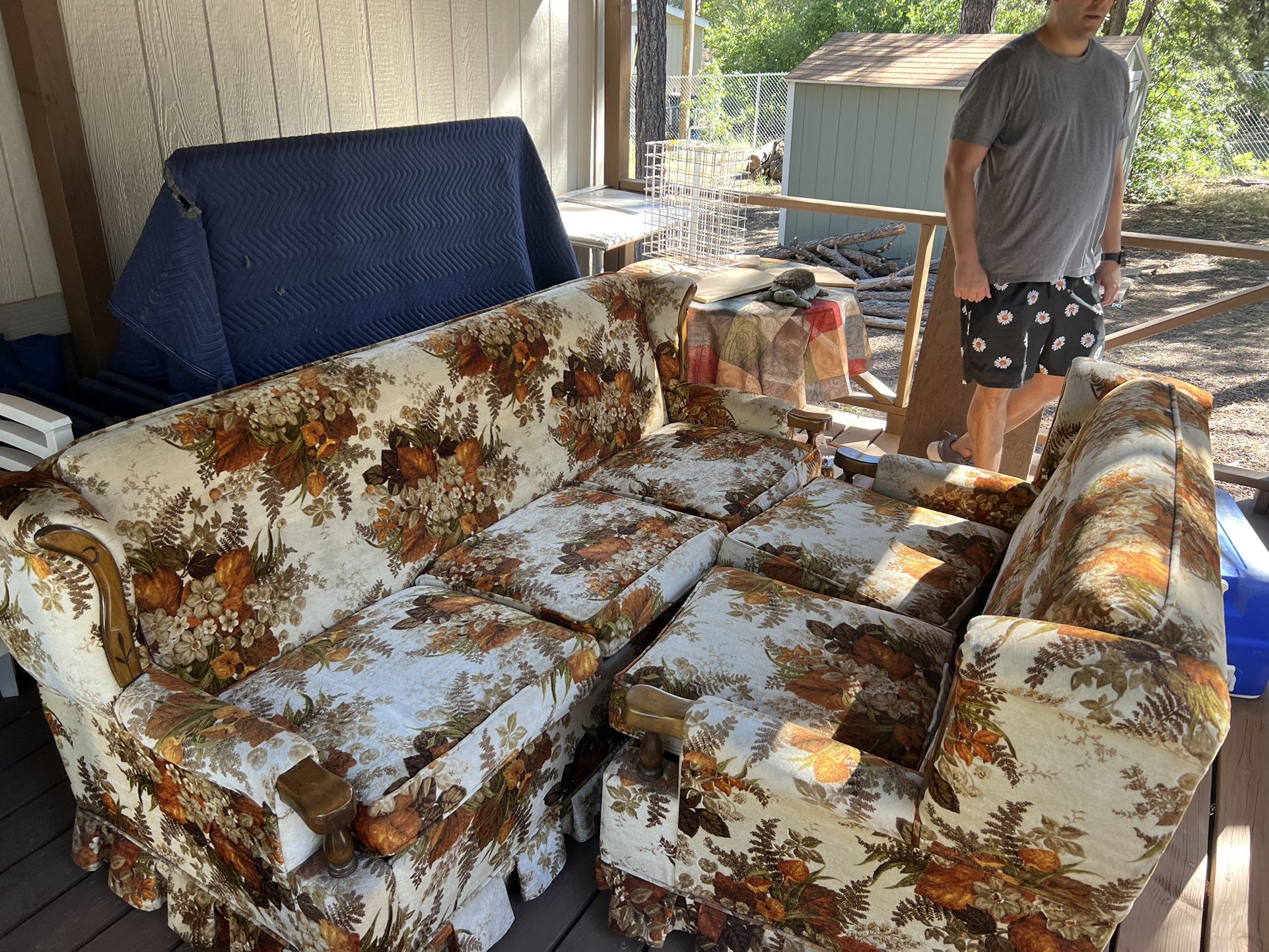 Vintage Fall Couches 