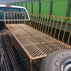 Heavy Rod Iron Very Solid Heavy Duty Very Nice Must See 8ft