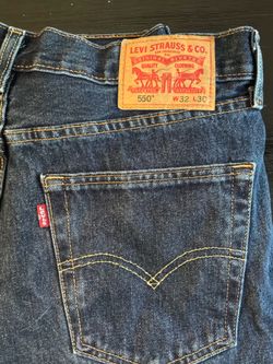 Levi’s 550 Relaxed Fit Jeans Men’s 32x30 Blue Denim