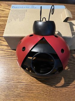 Partylite Hanging Ladybug Votive Holder 