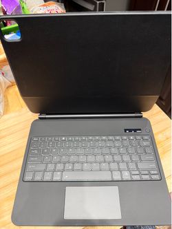 Magnetic Keyboard Case for iPad Air 13 inch M4 2026/M3/M2, iPad Pro 12.9 inch 6/5/4/3 Gen, Large Multi-Touch Trackpad, LED Power Display,