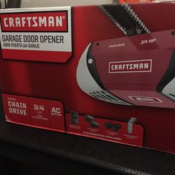 New Craftsman 3/4 HP Garage Door Opener 