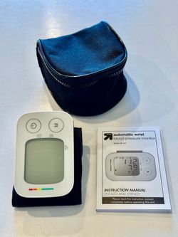 Blood pressure monitor new wrist case manual