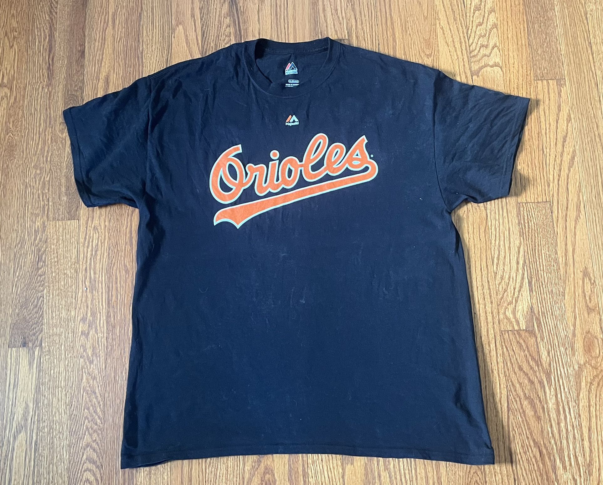 Cal Ripken Jr Baltimore Orioles Tshirt XL majestic Authentic