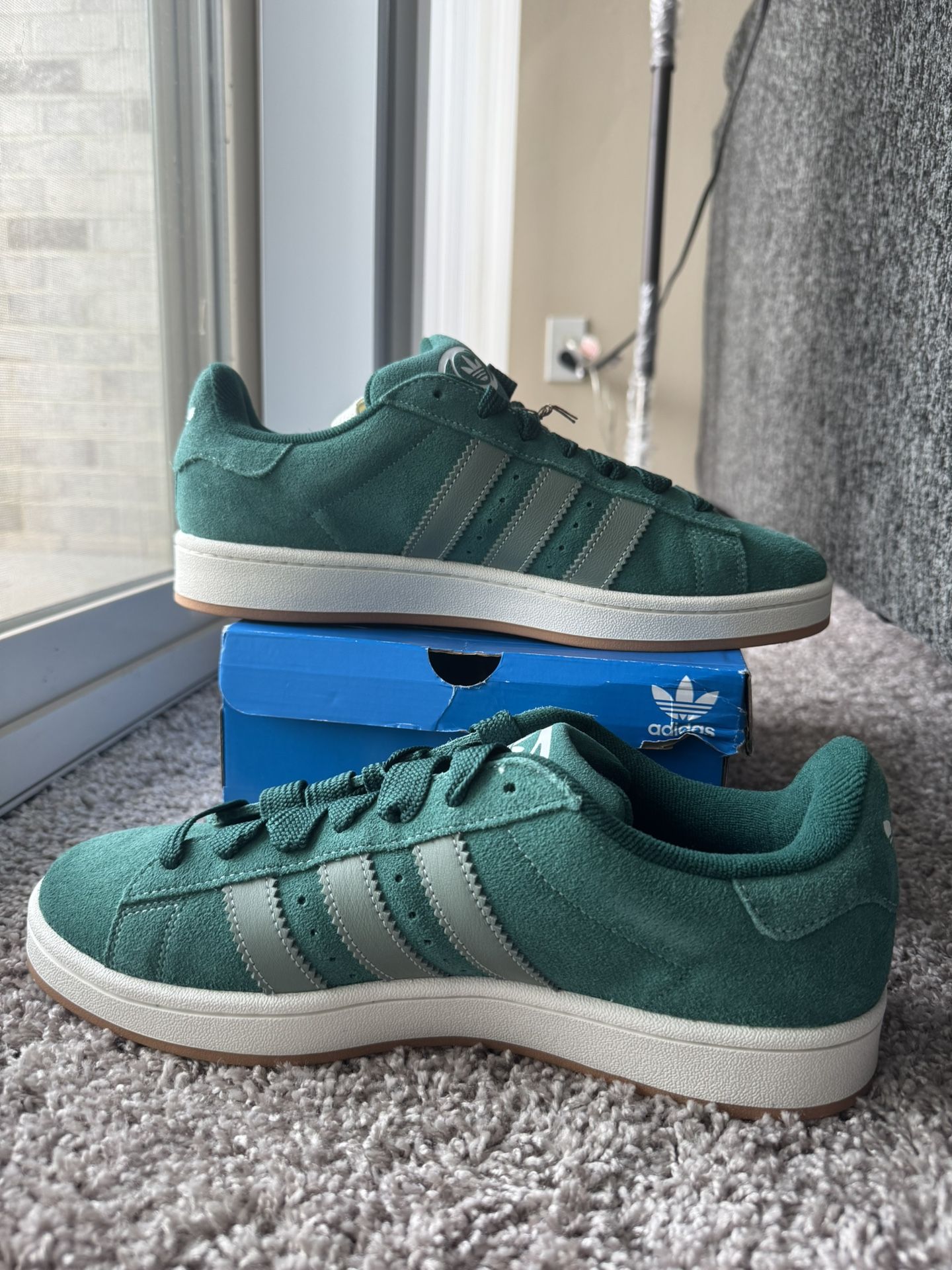 Size 11 Men adidas Campus 00s Collegiate Green Silver Green JH8794
