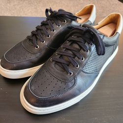 $80 OBO US Men's Size 10 Magnanni Griffith Black Calf Leather sneakers