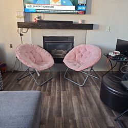 Pink BARBIE Folding Chair Set