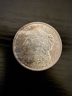 1921 Morgan Silver Dollar - Authentic 90% Silver Coin