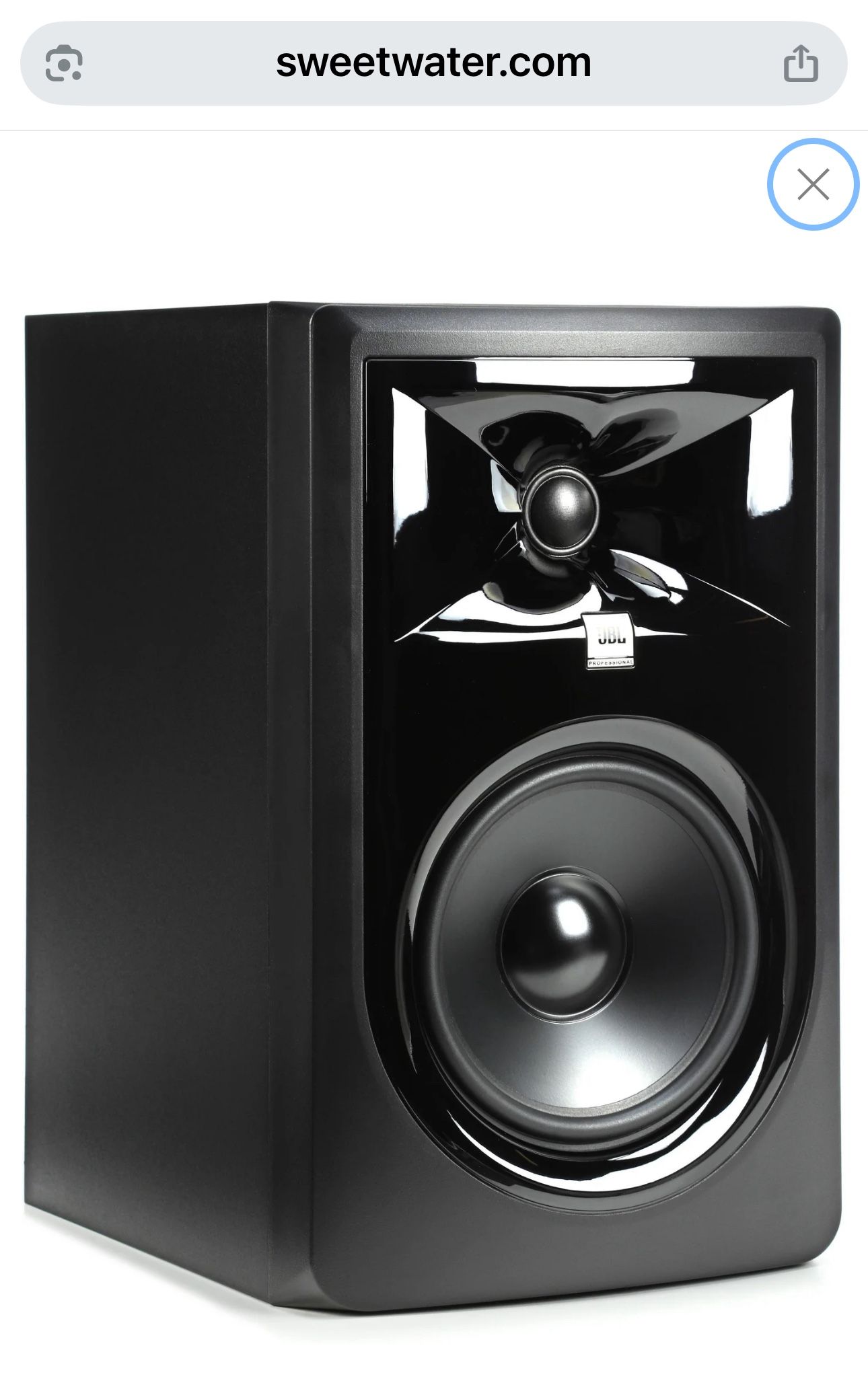 JBL 306P Mkll 6.5 inch Powered Studio Monitor ( pair) set