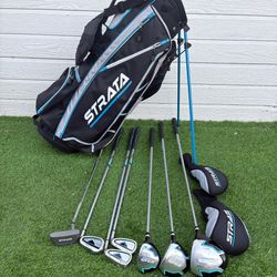 Ladies Callaway Strata Beginners Golf Set Graphite Shafts W-Flex