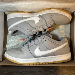 Nike SB Dunk Low Pro Orange Label “Wolf Grey Gum” | SZ: 9.5