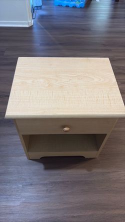 Wooden bedstand nightstand