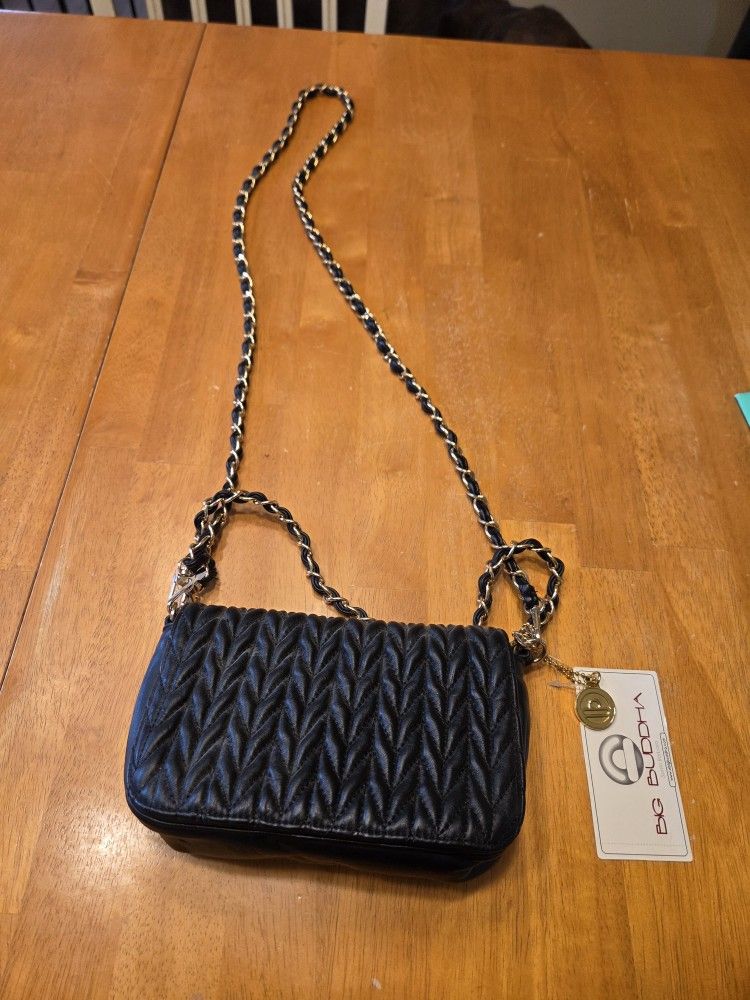 BIG BUDDHA BLACK BAG NWT