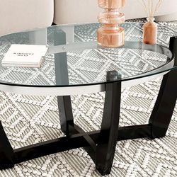 Black Coffee Table With The End Tables