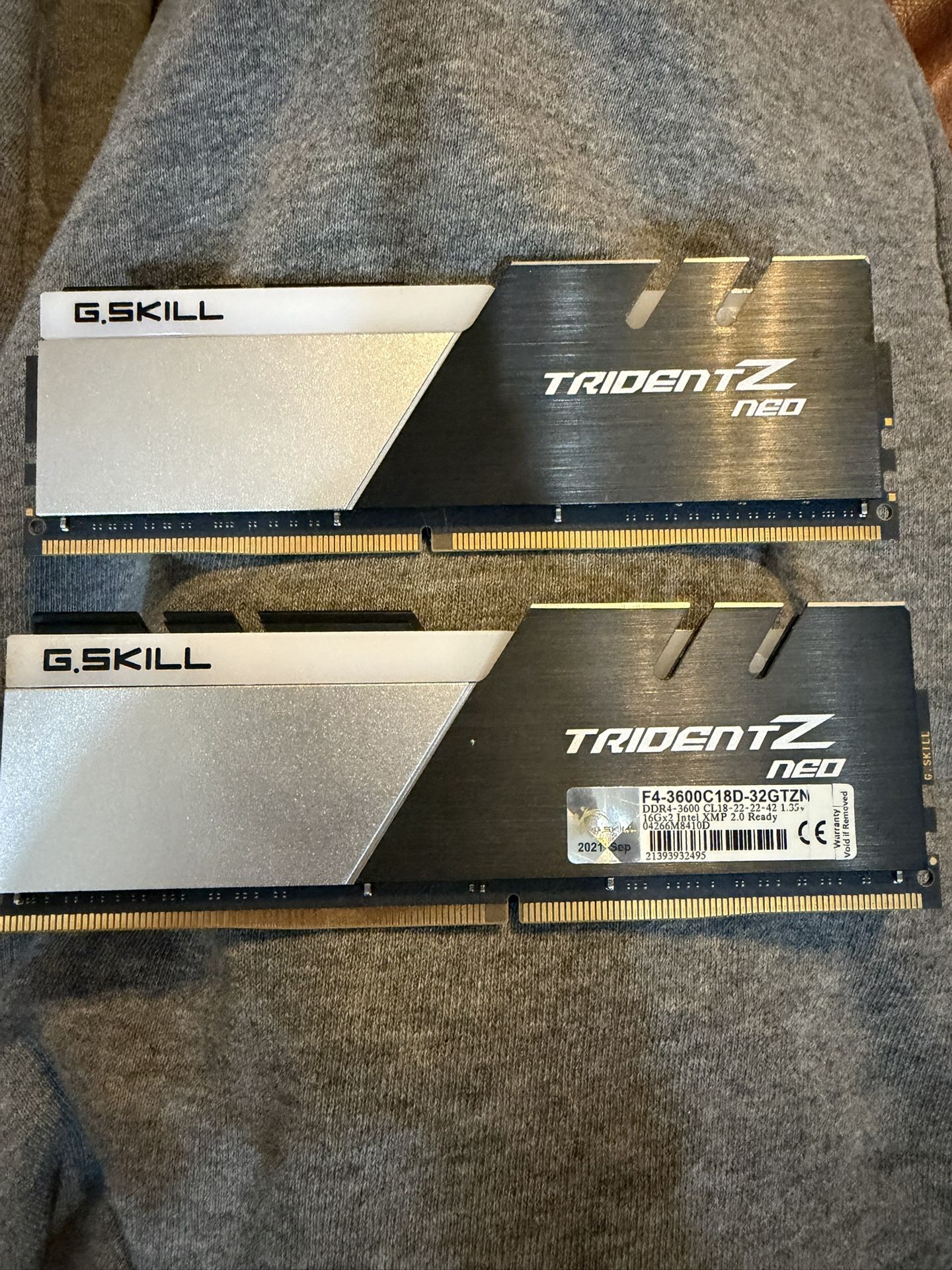 32gb DDR4 ram 