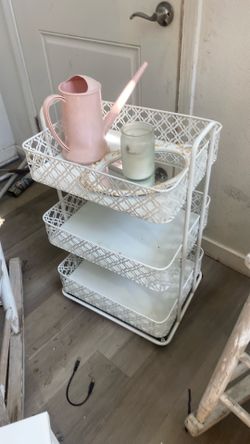 Cart metal on wheels