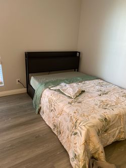 Full Bed Frame and Mattress