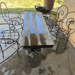 Wooden Patio Table