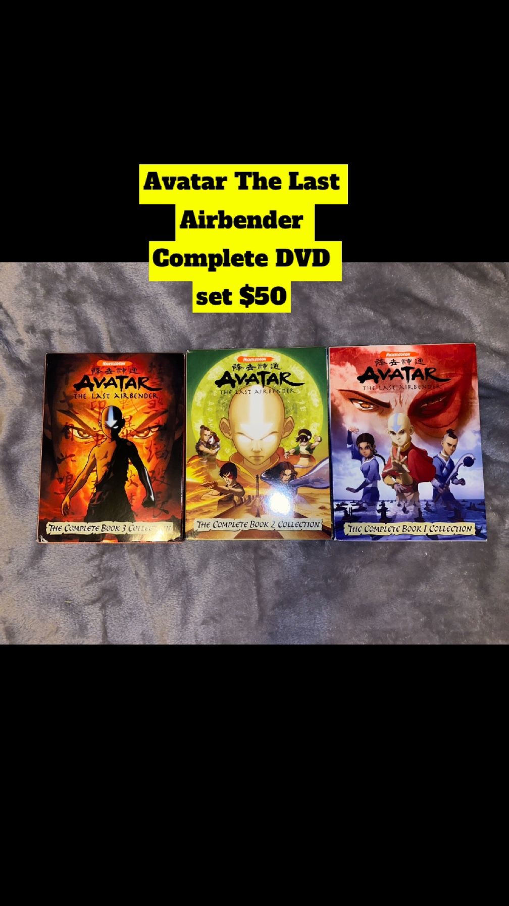 Avatar The Last Airbender Complete Set