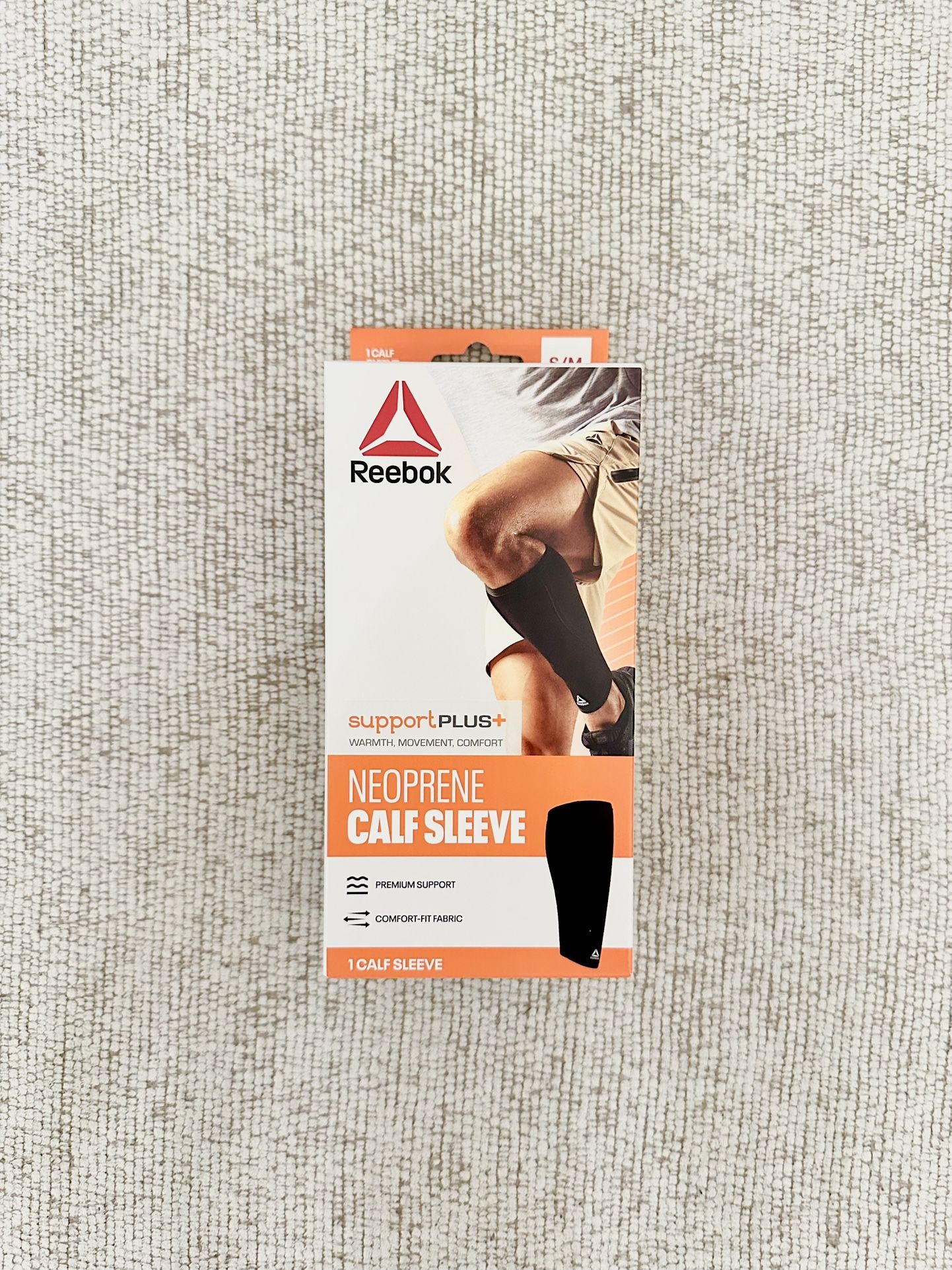 🔥NEW🔥 Reebok Delta Support + Calf Sleeve Black S/M