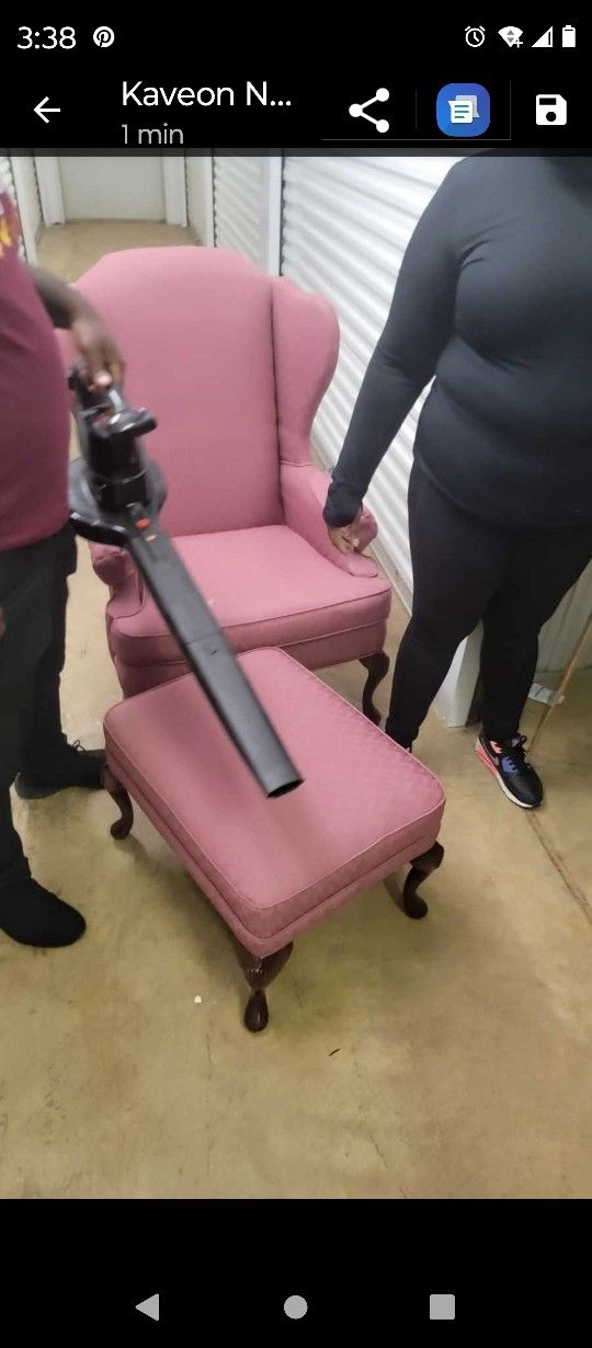 2 Chairs With Ottoman