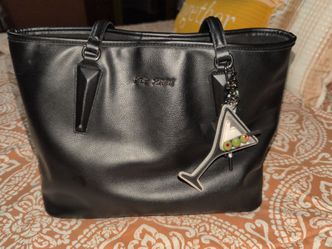 Betsey Johnson Black Totebag