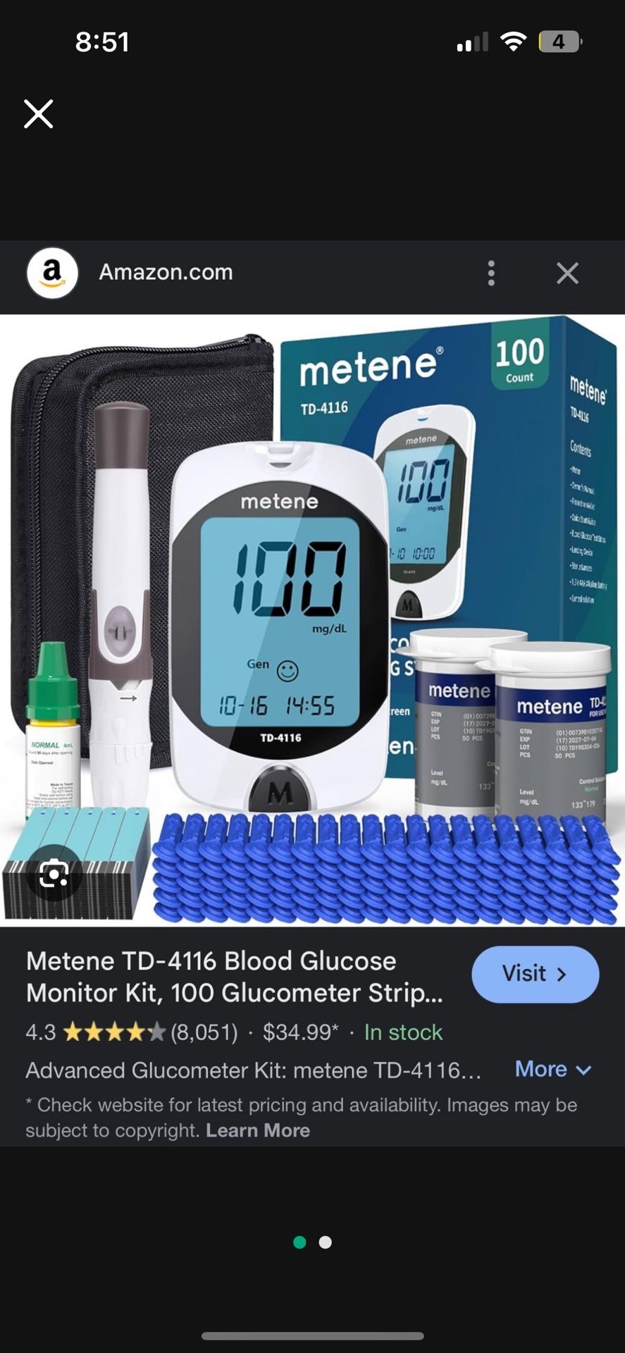 Glucose Monitor Diabetes