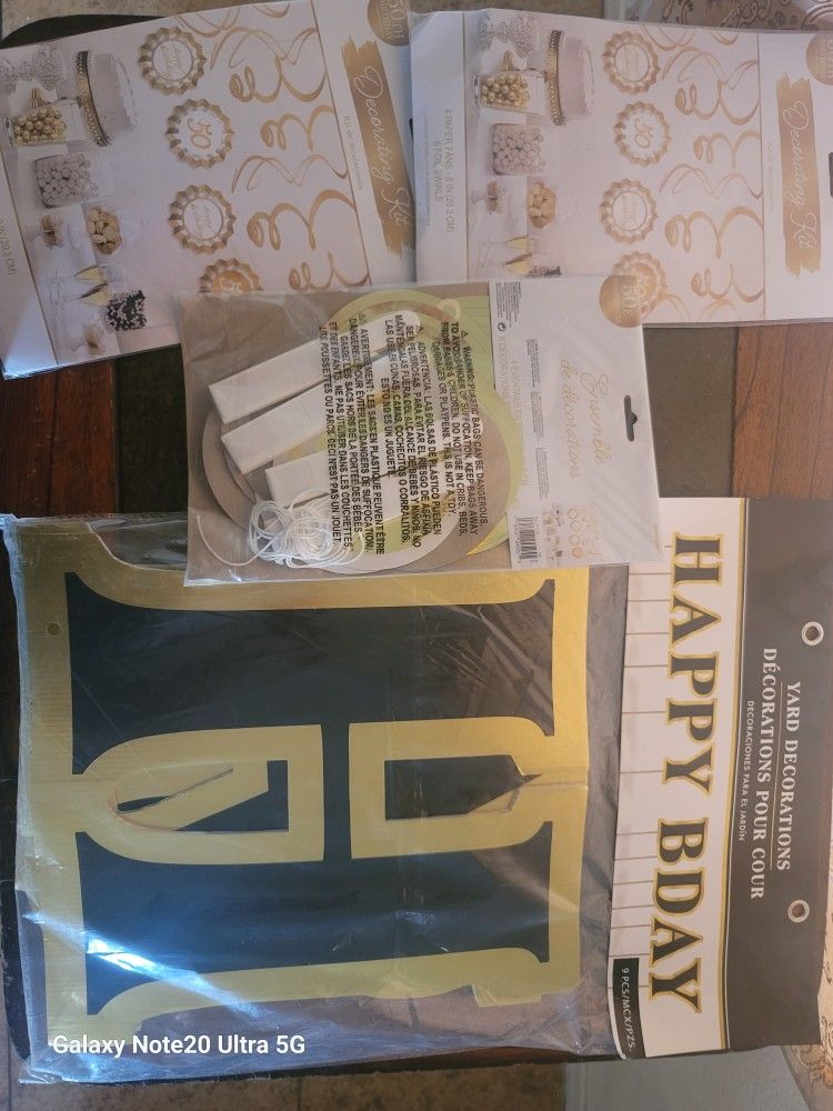 50th Birthday Party Supplies