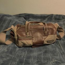 Tan Vintage Leather Jorge Crossbody Bag
