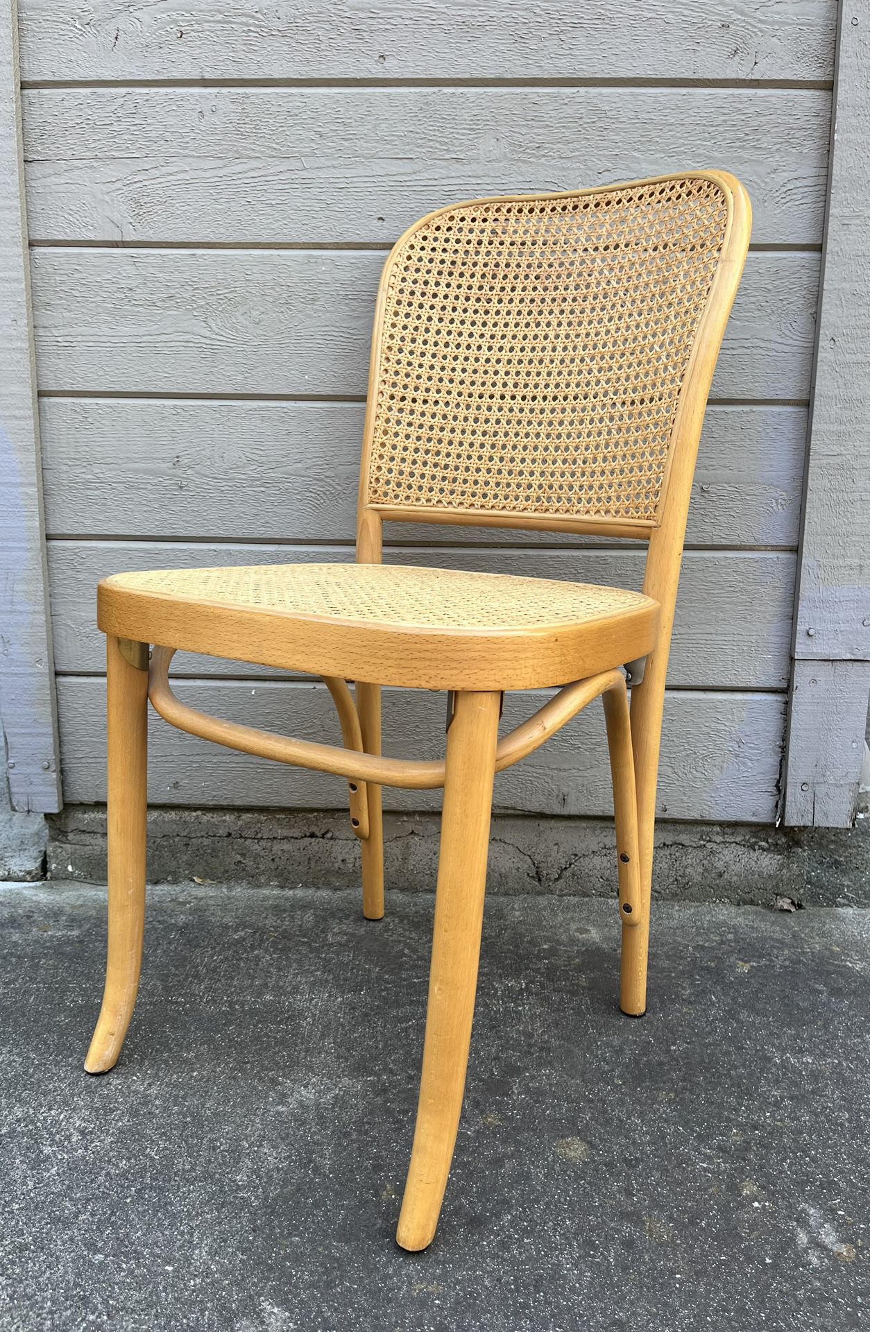 Thonet Hoffmann Style Cane Webbing Chair