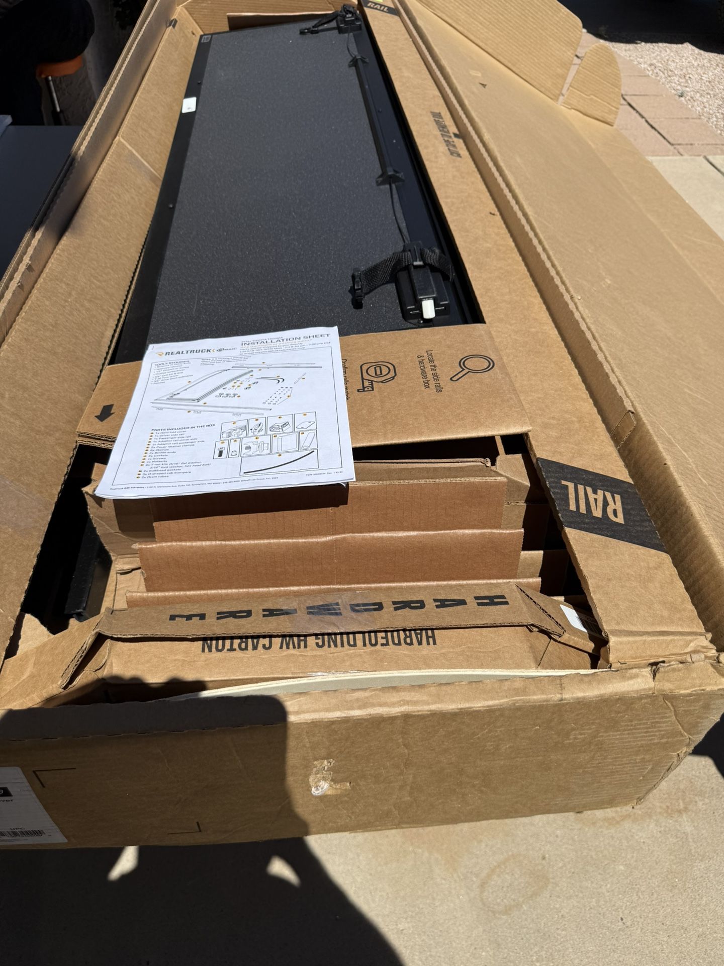 RealTruck BAK BAKFlip MX4 Hard Folding Truck Bed Tonneau Cover | 448427 | Fits 2016 - 2023 Toyota Tacoma W/ OE Track System 6' 2" Bed (73.7")