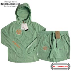 Nike Repel Windrunner Running Jacket & 5" Running Shorts DX4496-308 DX4500-308