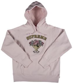 Supreme Center Piece Hoodie 'Pale Pink'