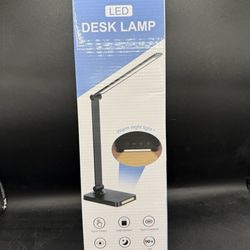 LED Desk Lamp with USB Ports,Touch Desk Lamps for Home Office with 5 Color Modes