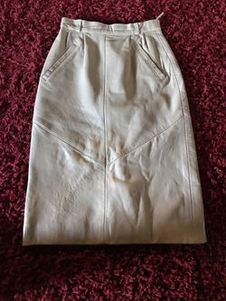 Genuine Leather Skirt